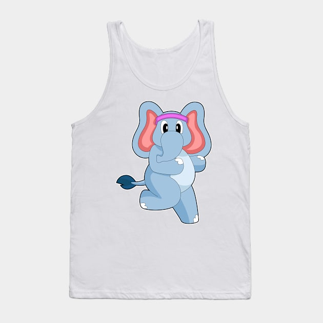 Elephant Runner Running Tank Top by Markus Schnabel